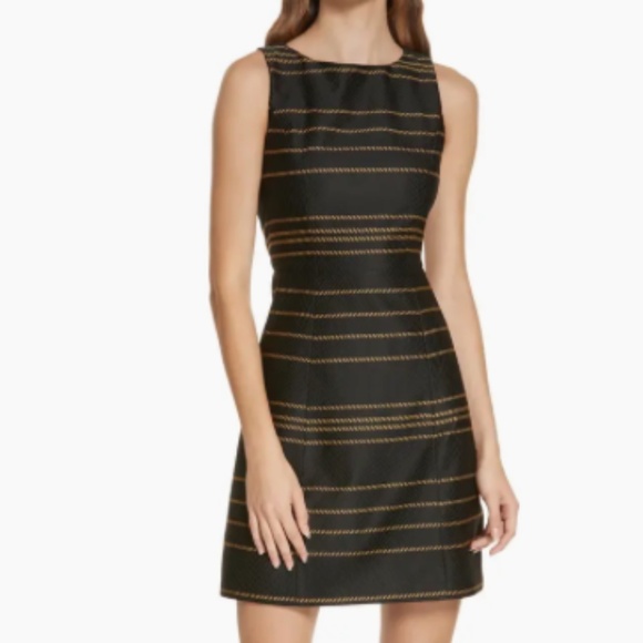 NWT Alice + Olivia Lindsey Structured A-Line Dress - Size 6 - Picture 1 of 14